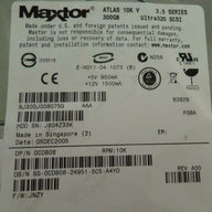 Maxtor Dell 300GB SCSI 80 Pin 10Krpm 3.5" HDD ( 8J300J0 0CD808 ) REF