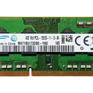Samsung 4GB PC3-12800 DDR3-1600MHz non-ECC Unbuffered CL11 204-Pin SoDimm ( M471B5173DB0-YK0 ) REF