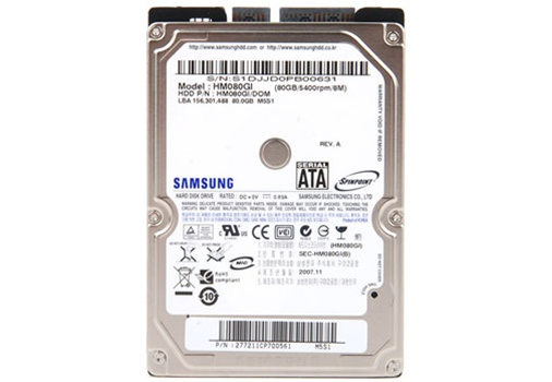 Samsung 80GB SATA 5400rpm 2.5in HDD ( HM080GI/PRT ) REF