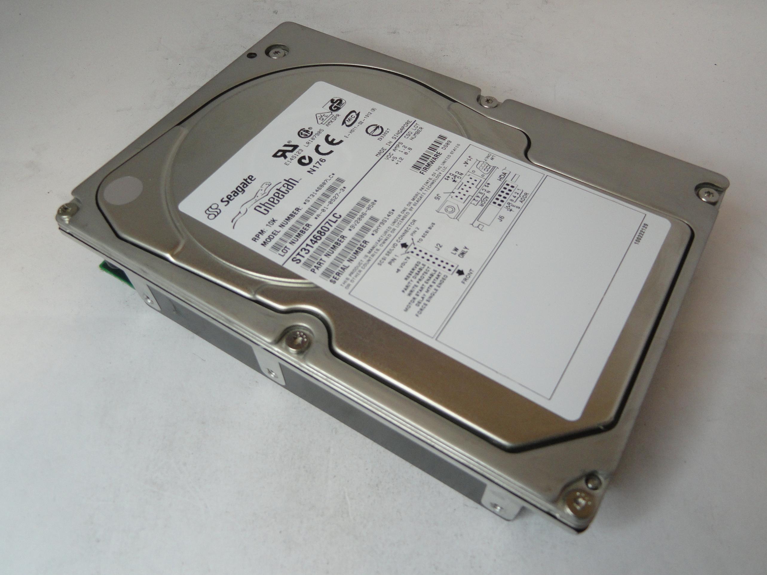 9V2006-050 - Seagate 146Gb SCSI 80 Pin 10Krpm 3.5in HDD - Refurbished