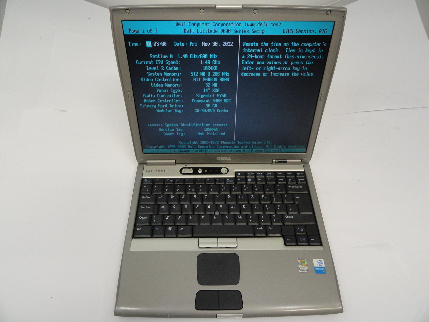 PR15960_G5152_Dell Latitude D600 1.5GHz CPU 512Mb RAM 60Gb HDD - Image4