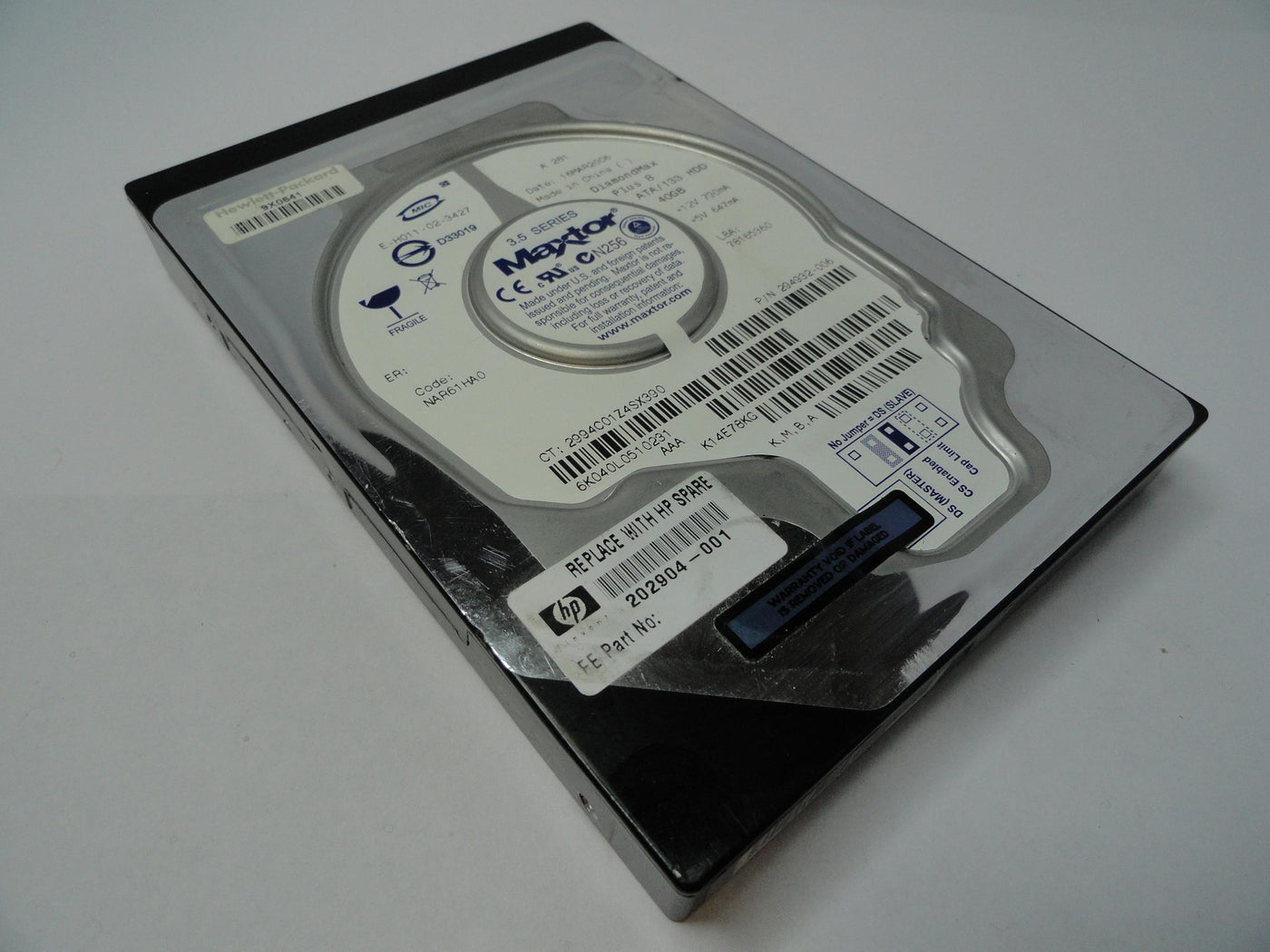 PR19015_6K040L0_Maxtor Compaq 40Gb IDE 7200rpm 3.5in HDD - Image3