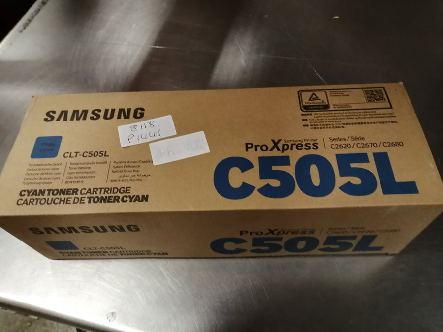 SAMSUNG CYAN PRINTER TONER ( CLT C505L )