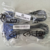 2-PACK Generic 15-Pin 1.5m Male to Male VGA Cable ( 089G 725LAA 2A ) NEW