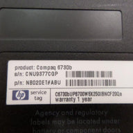 PR25261_NB020ETABU_HP Compaq 6730b Core 2 Duo 2.53GHz Laptop - Image7
