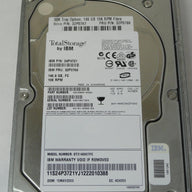 Seagate IBM 146GB FC 10Krpm 3.5in HDD in Caddy ( 9V2004-036 ST3146807FC 32P0767 24P3721 32P0766 ) REF