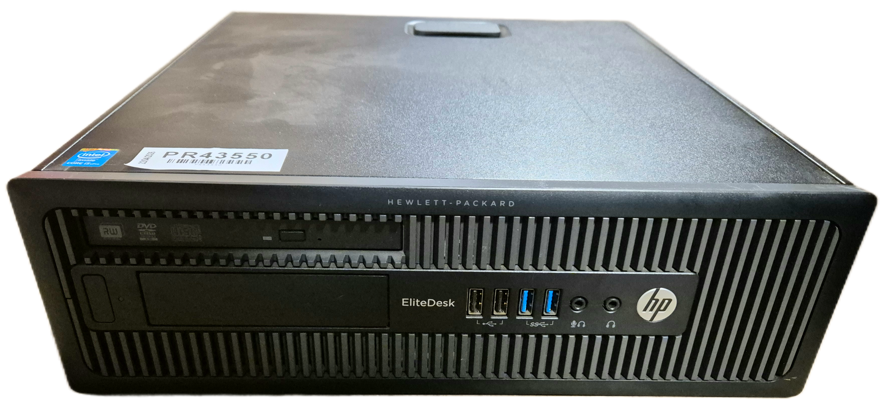HP EliteDesk 800 G1 SFF 500GB HDD 8GB RAM DVD i5-4570s 3.2GHz NO OS ( H5U03ET#ABU ) USED