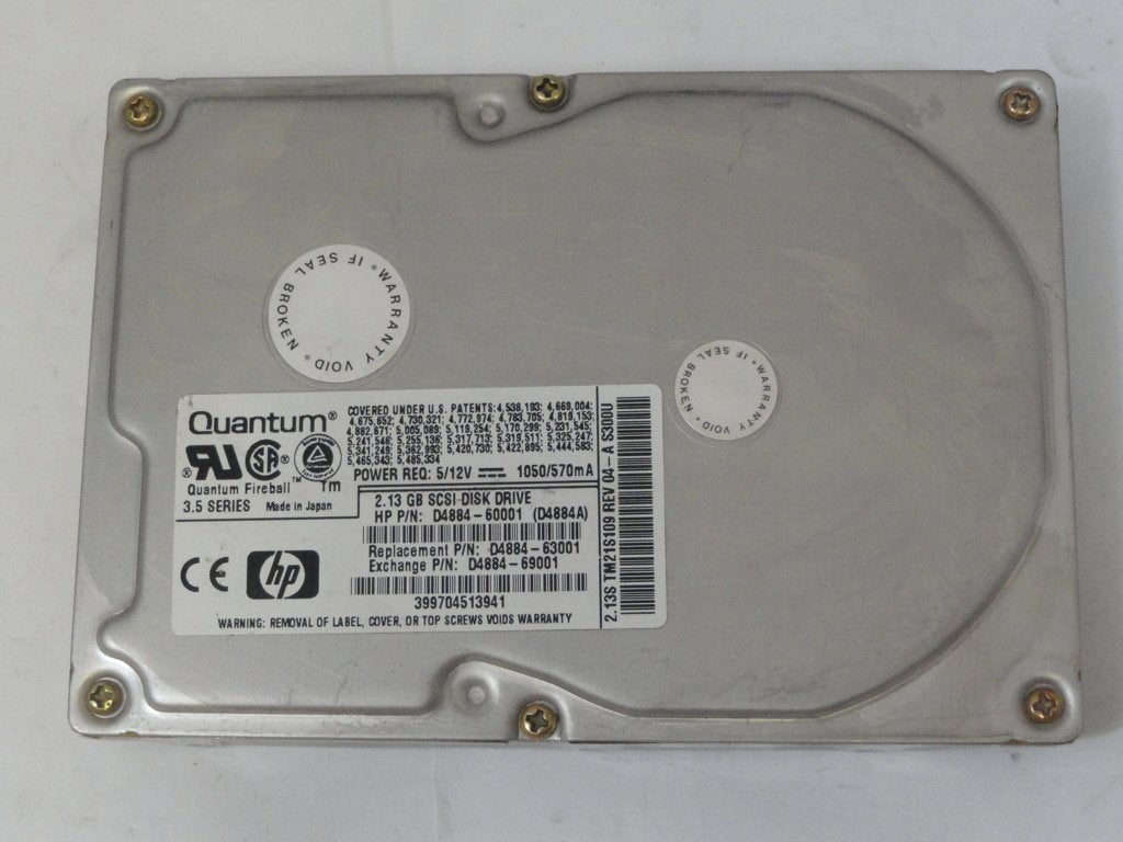 TM21S011 - HP / Quantum 2.1GB SCSI 50PIN HDD - Refurbished