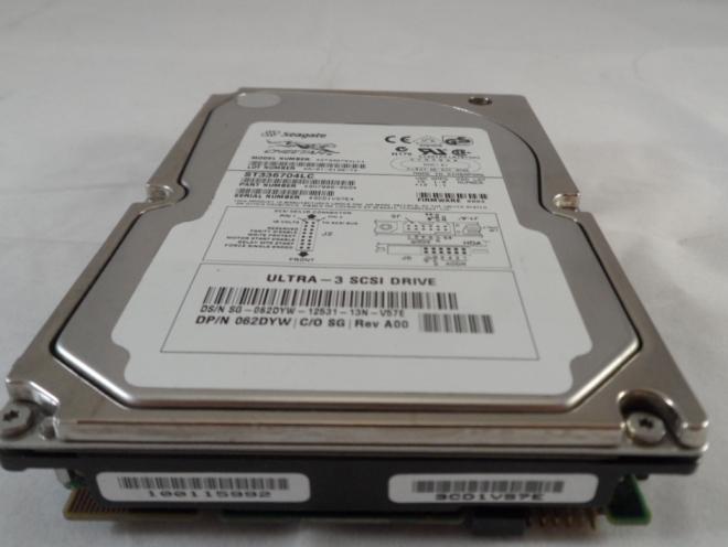 9N7006-069 - Seagate Dell 36Gb SCSI 80 Pin 10Krpm 3.5in HDD - Refurbished