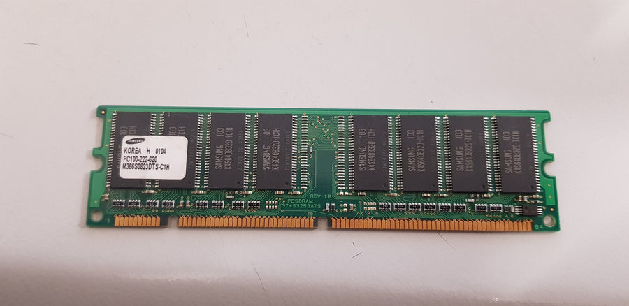 Samsung 64MB PC-100 Non ECC 100Mhz 168Pin Desktop SDR SDRAM DIMM Memory (M366S0823DTS-C1H)