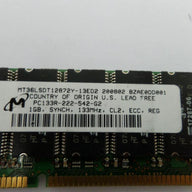 PR25363_MT36LSDT12872Y-13ED2_Micron 1GB PC133 133MHz 168-Pin DIMM - Image3