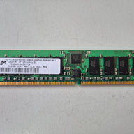 Micron 512MB PC3200 DDR-400MHZ ECC Reg 184-PIN SDRAM DIMM ( MT18VDDF6472G-40BG3 ) REF