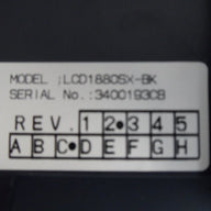 L18GC021 - NEC 1880SX 18.1\'\' TFT Monitor - Black - USED