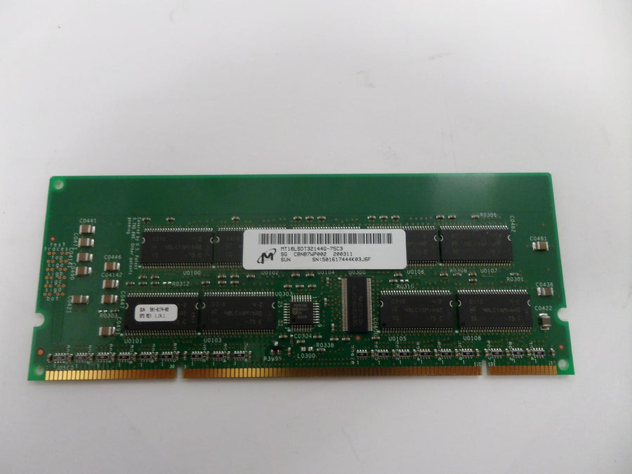 MT18LSDT32144G-75C3 - Sun/Micron 512MB PC100 SDRAM 100MHz ECC Reg 232-Pin DIMM Memory Module - USED