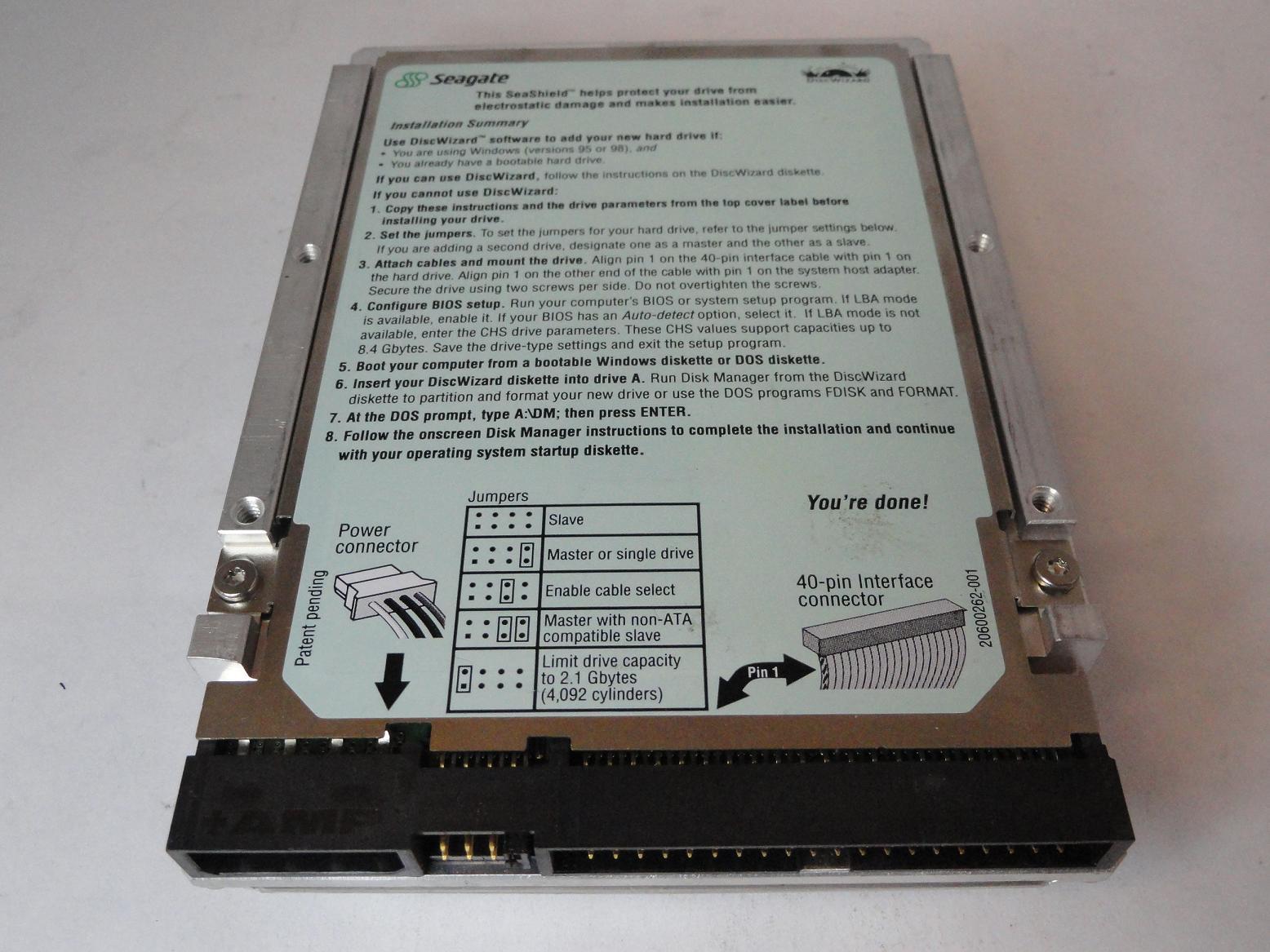 PR23011_9N6008-038_Seagate 9.1Gb IDE 5400rpm 3.5in HDD - Image2