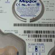 Maxtor Compaq 20GB IDE 5400rpm 3.5" HDD ( 2F020L0 294923-001 ) REF