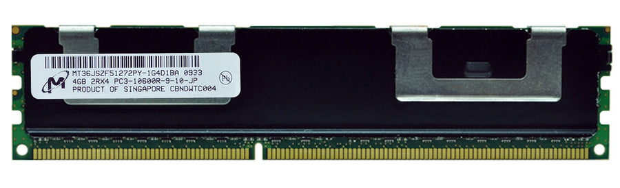 Micron 4GB PC3-10600 DDR3-1333MHz ECC Registered CL9 240-Pin DIMM ( MT36JSZF51272PY-1G4D1BA ) REF