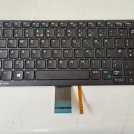 Dell Latitude E7250 UK Keyboard + plastic surround ( PK1313O1B12 NSK-LMABC 0U 0D2C6M ) USED