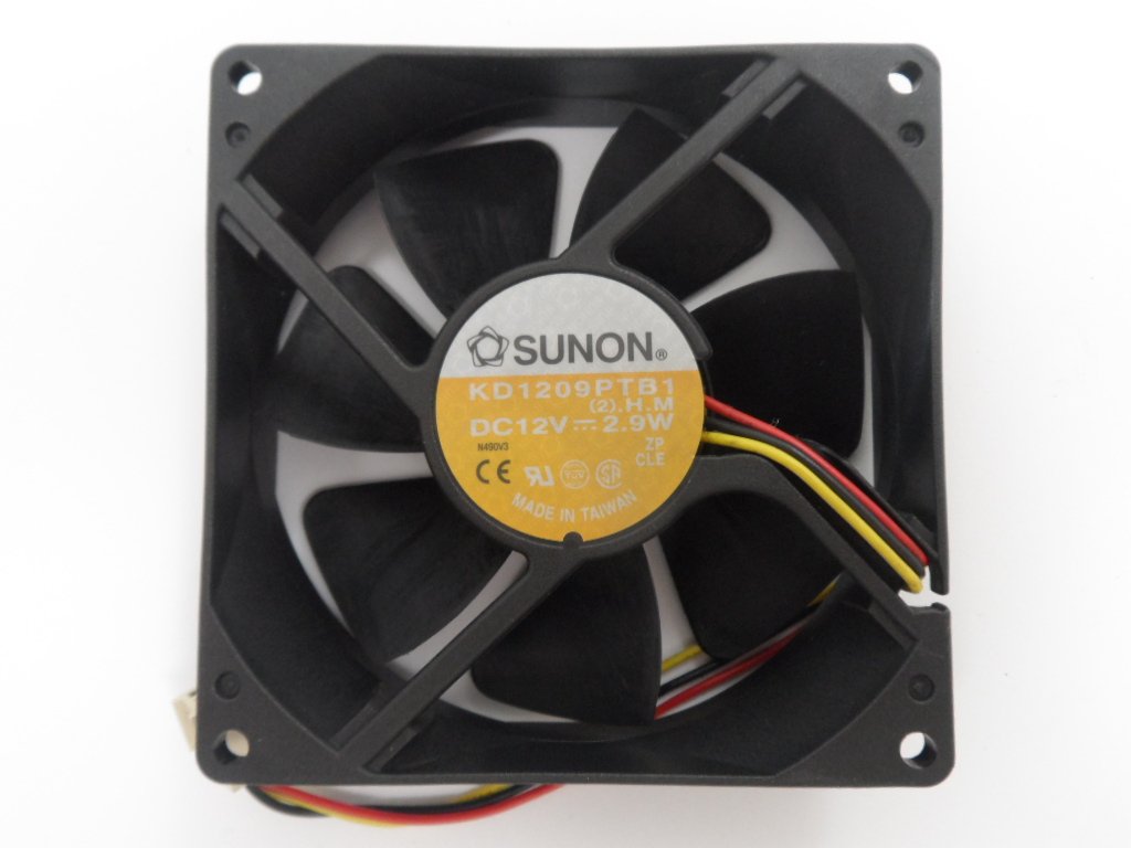 Sunon 92x92x25mm 12VDC Cooling Fan ( KD1209PTB1 ) USED