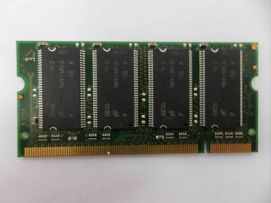 MT8VDDT3264HDY-335K1 - Micron 256MB PC2700 DDR-333MHz non-ECC Unbuffered CL2.5 200-Pin SoDimm Memory Module - USED
