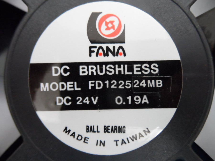 FANA FD1225 DC 24V 0.19A Ball Bearing Brushless Cooling Fan ( FD122524MB ) NOB