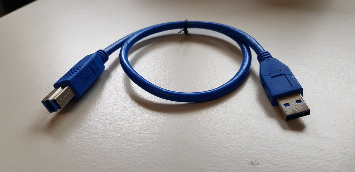 Sinforcon USB 3.0 AM - USB 3.0 BM serial connector cable (blue) (CAB0009)