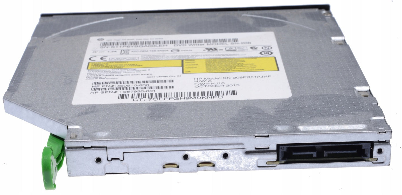 HP SN-208FB/HPJHF SATA CD/DVD-RW Slimline Optical Drive 460510-800