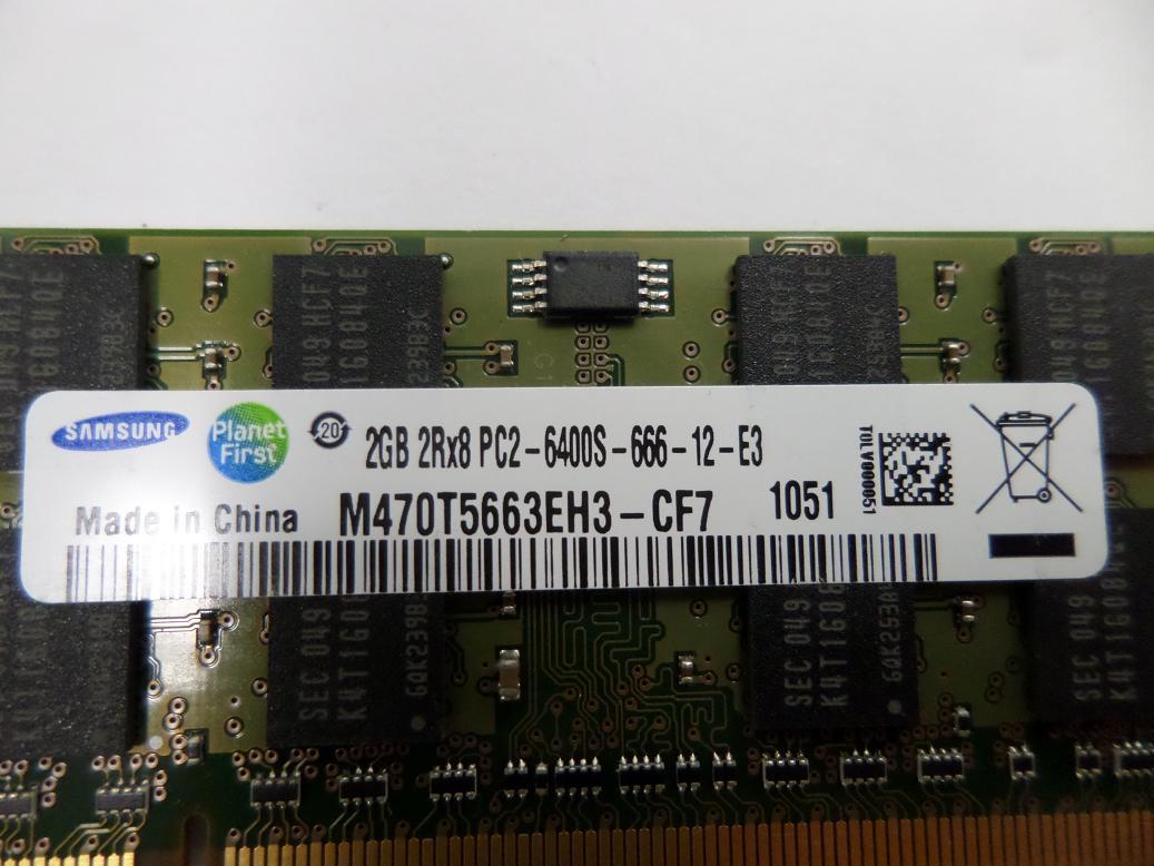 PR24029_M470T5663EH3-CF7_Samsung 2GB PC2-6400 DDR2-800MHz SoDimm - Image2