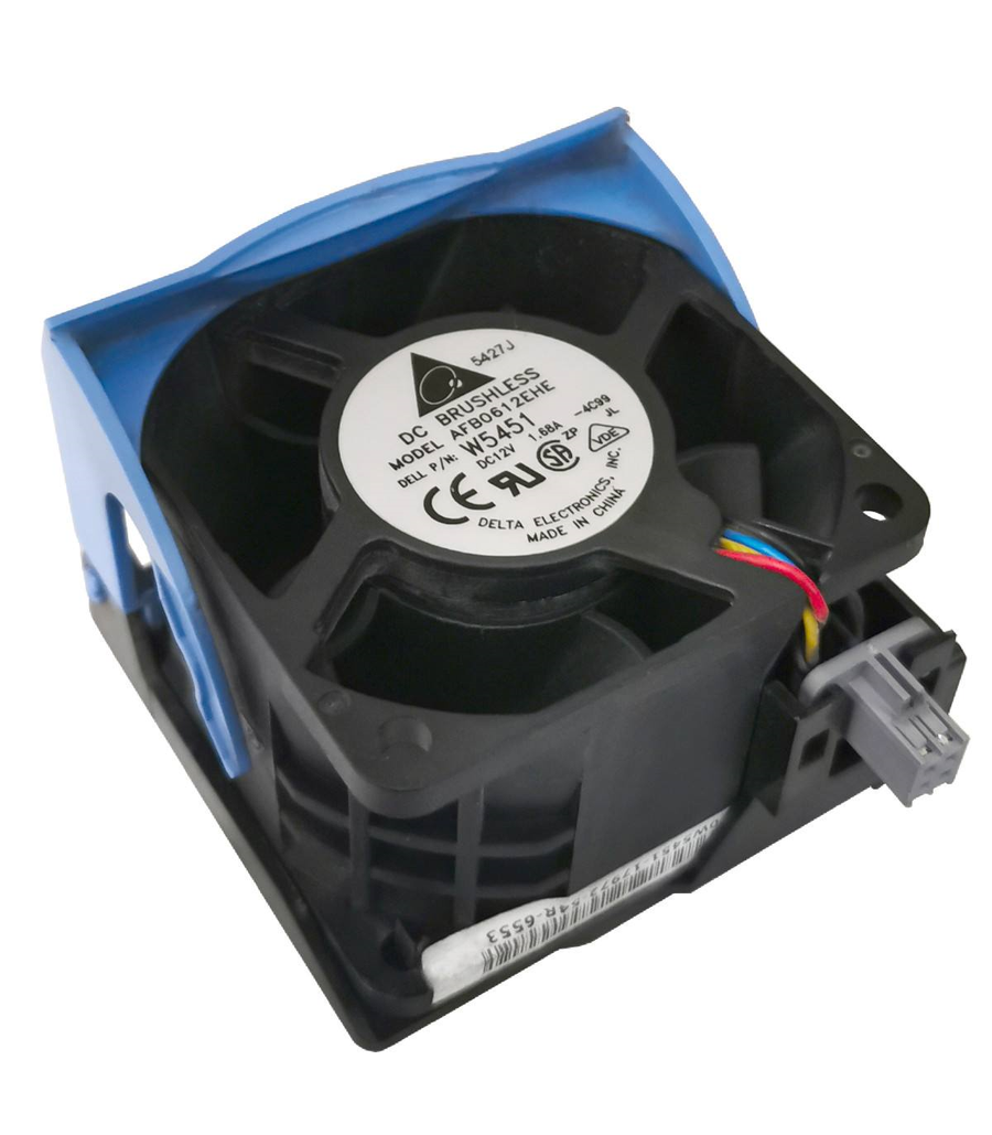 Delta Electronics Dell 12V 1.68A 4Wire DC Brushless Cooling Fan ( AFB0612EHE 0H2401 W5451 0W5451 ) USED