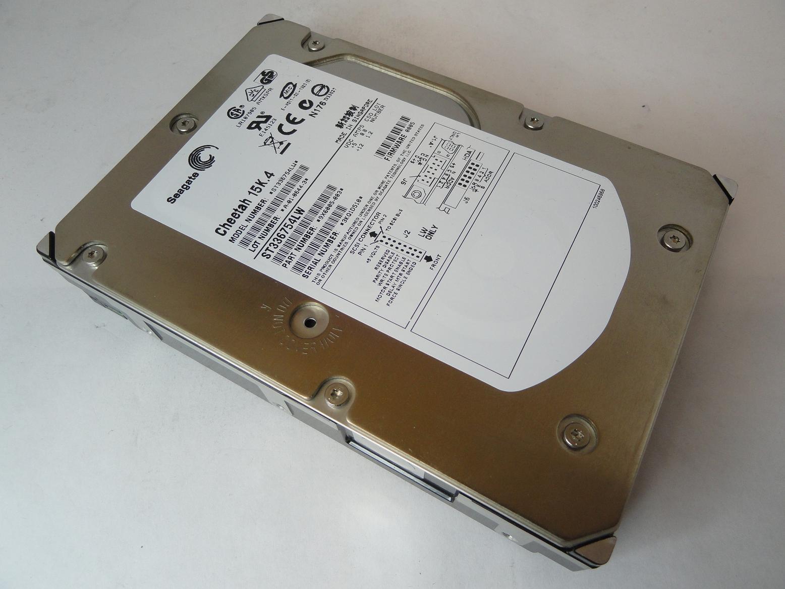 9X6005-003 - Seagate 36GB SCSI 68 Pin 15Krpm 3.5in Cheetah 15K.4 HDD - Refurbished