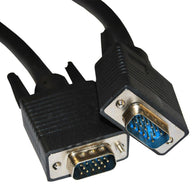 Videk SVGA Male to Male Coax Monitor Cable - Blk 10m ( 2129BHQ-10 ) NEW