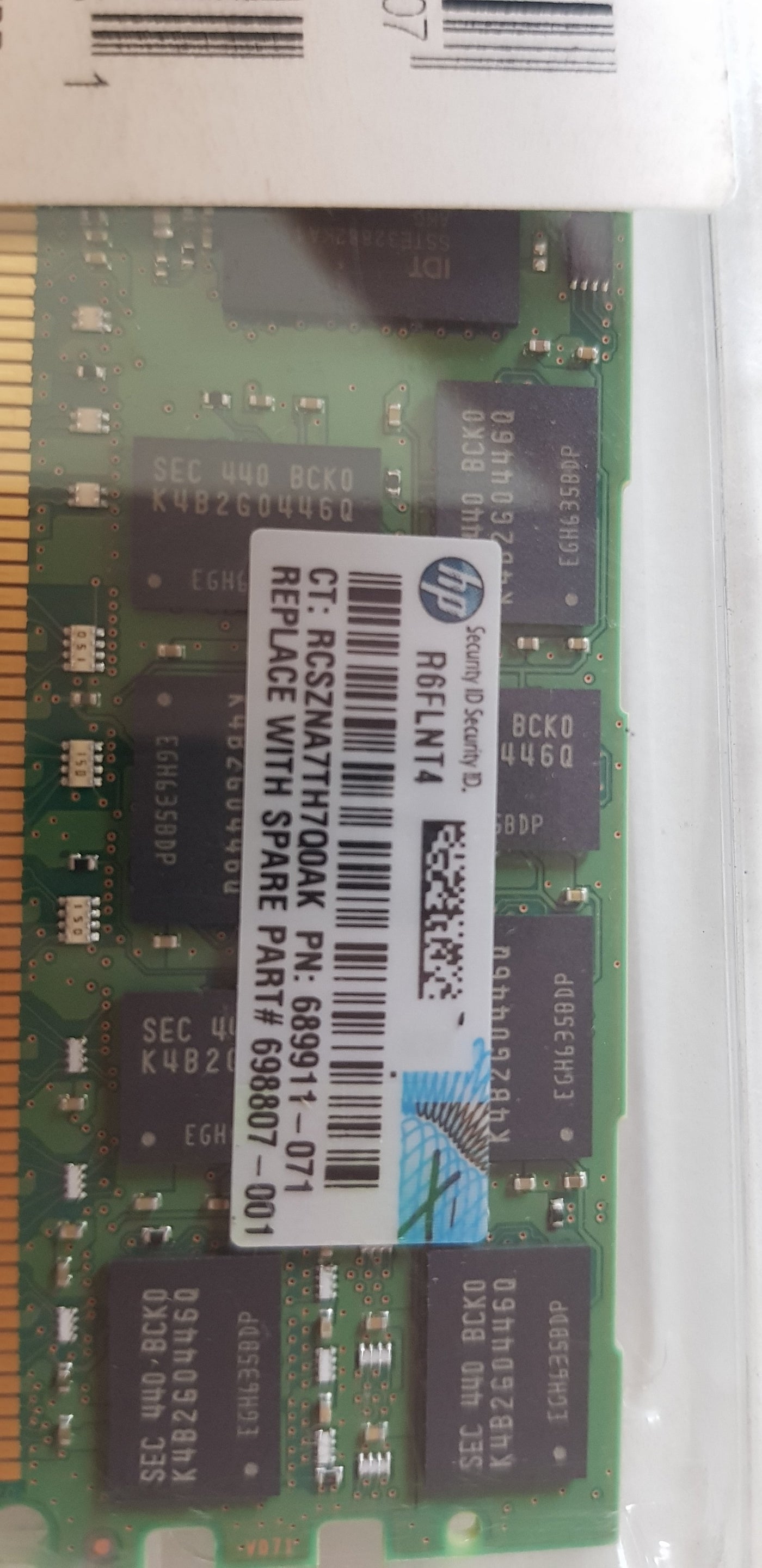 HPE 8GB (1x8GB) Single Rank PC3-12800 DDR3-1600 Registered CAS-11 Memory KIT (647899-B21) (NEW)