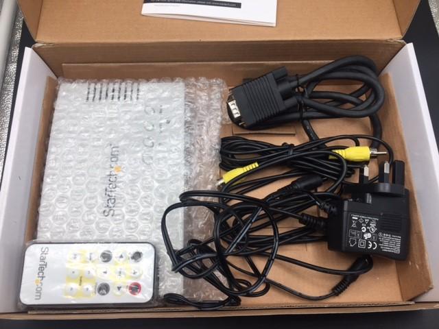 VGA2NTSCPRO VGA PC to TV Video Converter with Remote Control
