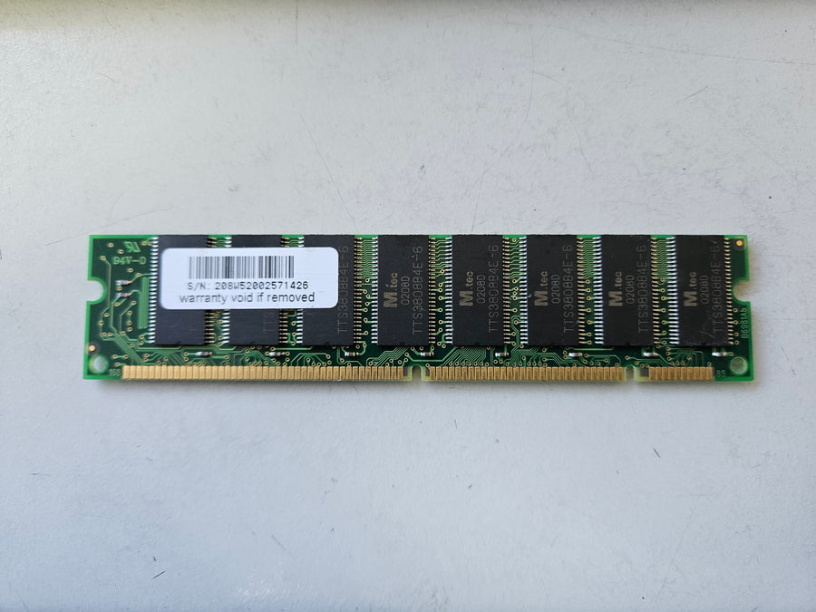Mtec 256MB SDRAM PC133 168 Pins DIMM RAM Memory ( TTS3808B4E-6 ) USED