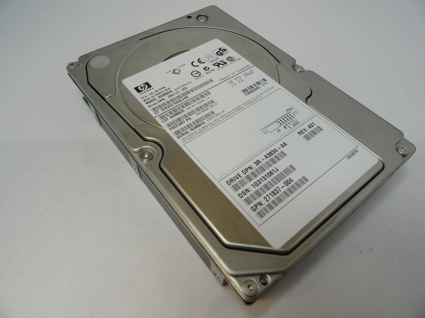 PR18780_9V3006-041_Seagate HP 72.8GB SCSI 80 Pin 10Krpm 3.5in HDD - Image4