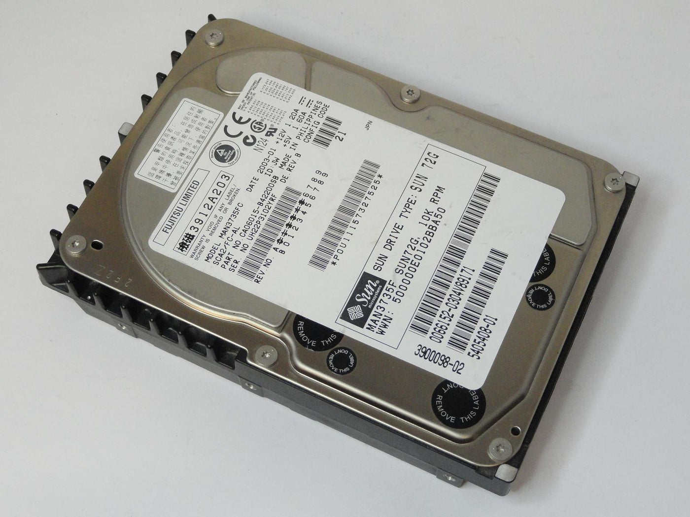 CA06015-B42200SB - Fujitsu Sun 72GB Fibre Cahnnel 10Krpm 3.5in HDD - Refurbished