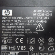 HP AC/DC ADAPTER ( C7296-60043 HPC7296-60043-D USED )
