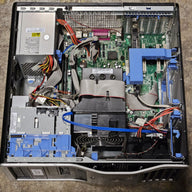 Dell Precision 390 4GB RAM Core2Duo 2.66Ghz NO OS NO HDD Dual DVI Nvidia Quadro FX Win7Pro COA - no side panel ( DCTA ) USED