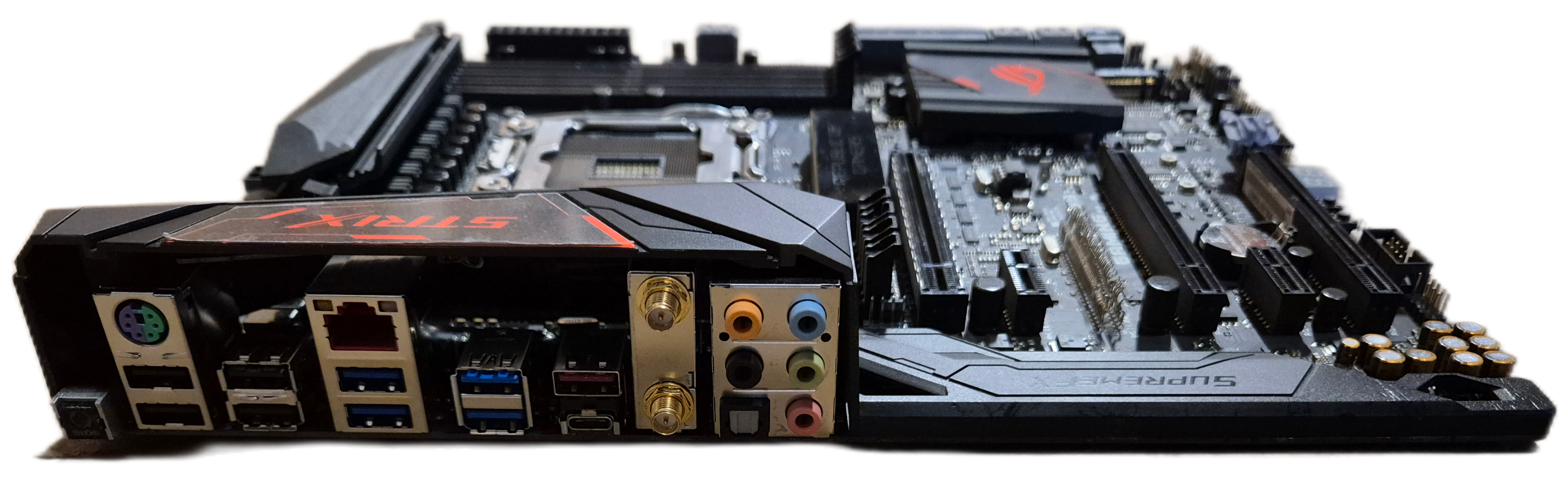 ASUS ROG STRIX X99 Gaming Motherboard LGA2011-3 DDR4 ATX - NO PCIEx4 connector USED