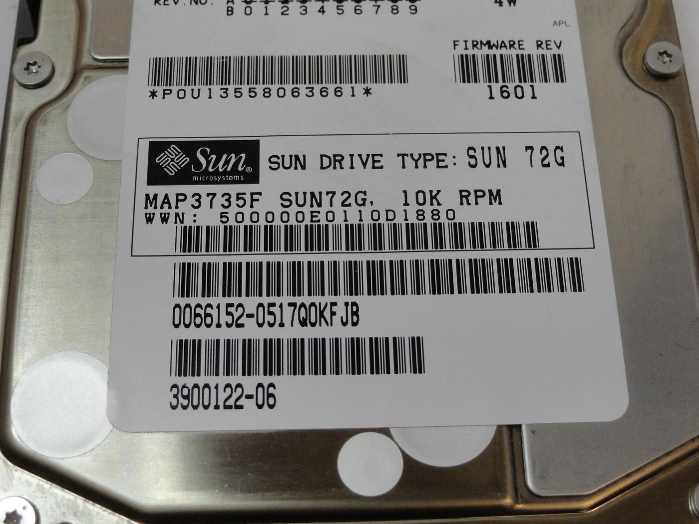 PR03654_CA06015-B42200SB_Fujitsu SUN 73Gb Fibre Channel 10Krpm 3.5in HDD - Image4