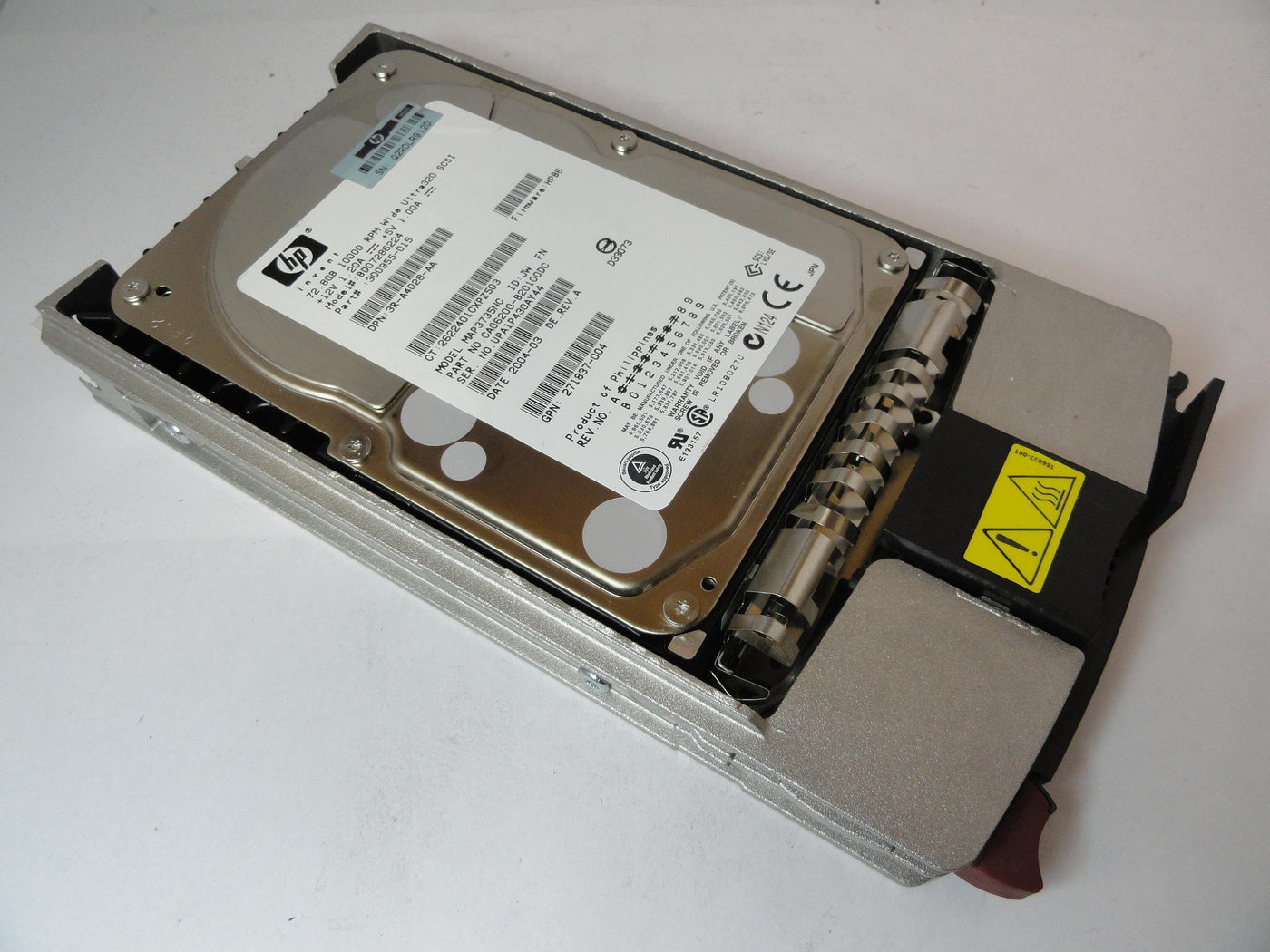 PR21445_CA06200-B20100DC_Fujitsu HP 72.8GB SCSI 80 Pin 10Krpm 3.5in HDD - Image4
