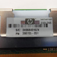 Micron HP 512MB PC2-5300 DDR2-667MHz 240-Pin DIMM ( MT9HTF6472FY-667B4D3 398705-051 ) REF
