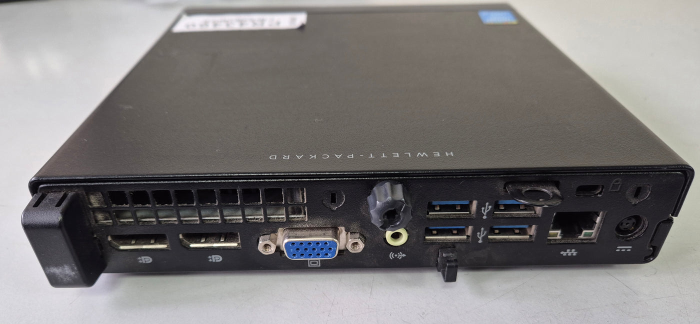 HP EliteDesk 800 G1 Desktop Mini 120GB SSD 4GB RAM i3-4160T 3.1GHz NO OS w/ adapter ( L9W49ET#ABU ) USED