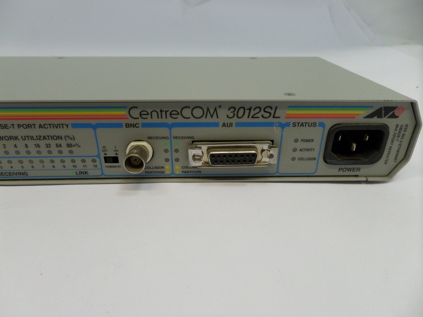 MC0905_3012SL_CenterCOM  3012SL 12 Port Hub - Image4