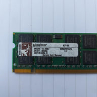 Kingston 1GB PC2-5300 DDR2-667MHz non-ECC Unbuffered CL5 200-Pin SoDimm Dual Rank Memory Module (KVR667D2S5/1G 99U5295-012)