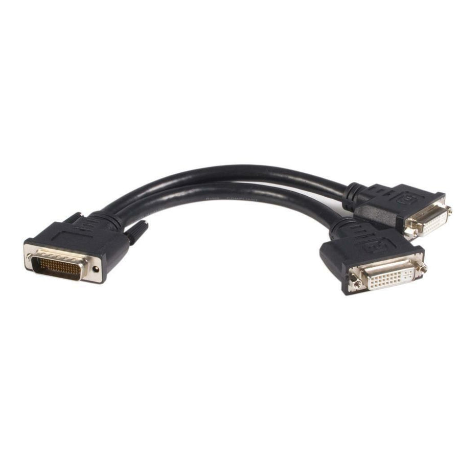 STARTECH 8in LFH 59 Male to Dual Female VGA DMS 59 Cable ( DMSVGAVGA1 ) NEW