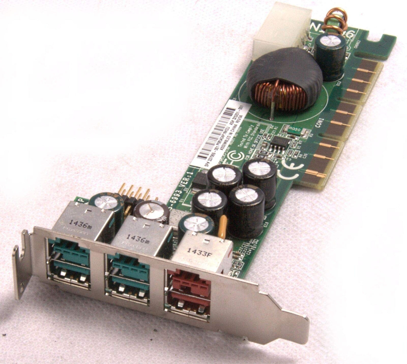HP RP5000 USB 12/24V Low-Profile AGP Bus Card ( 337069-001 MS-6993 325201-001 ) USED