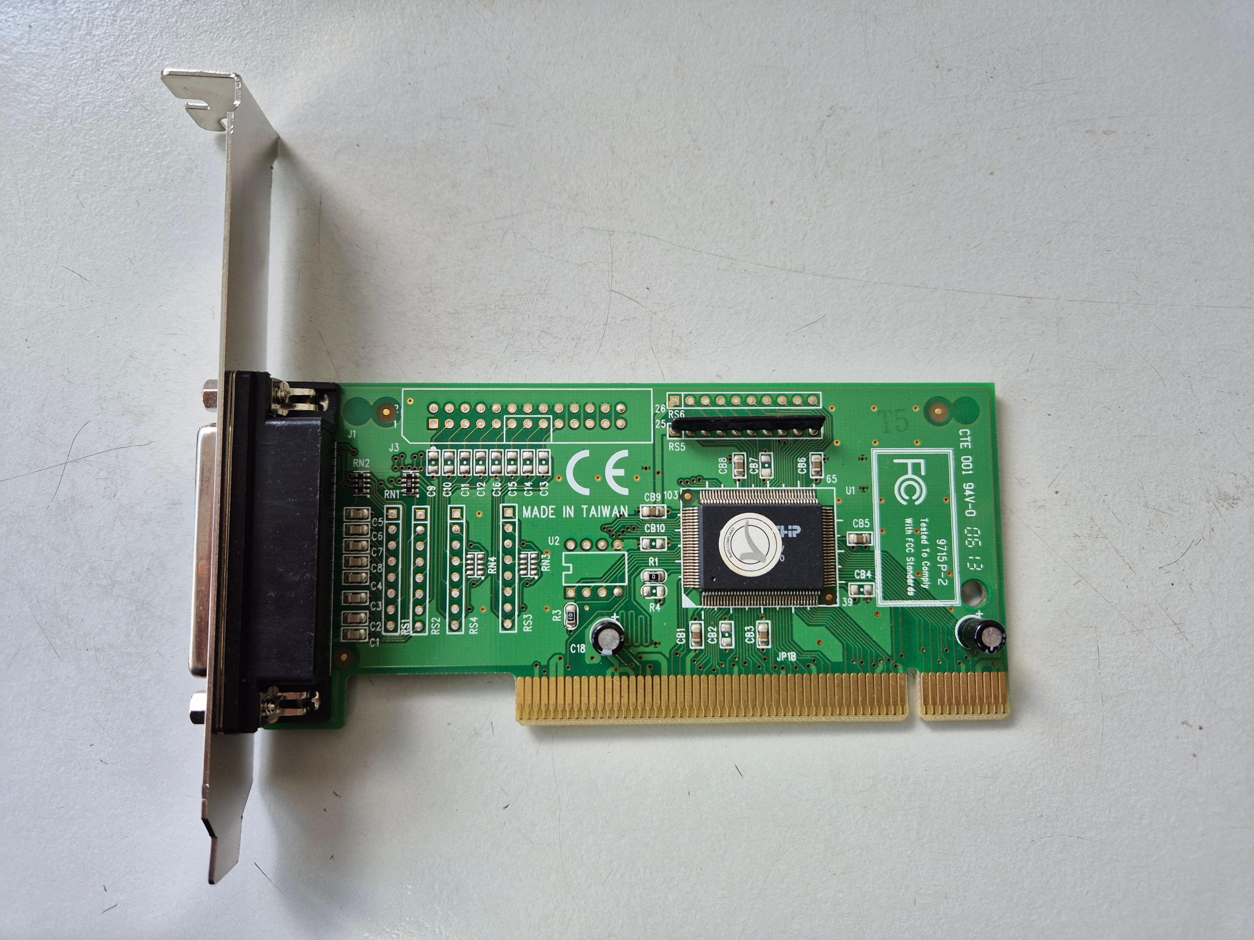 StarTech 1 Port PCI Parallel Adapter Card ( PCI1PECP ) USED