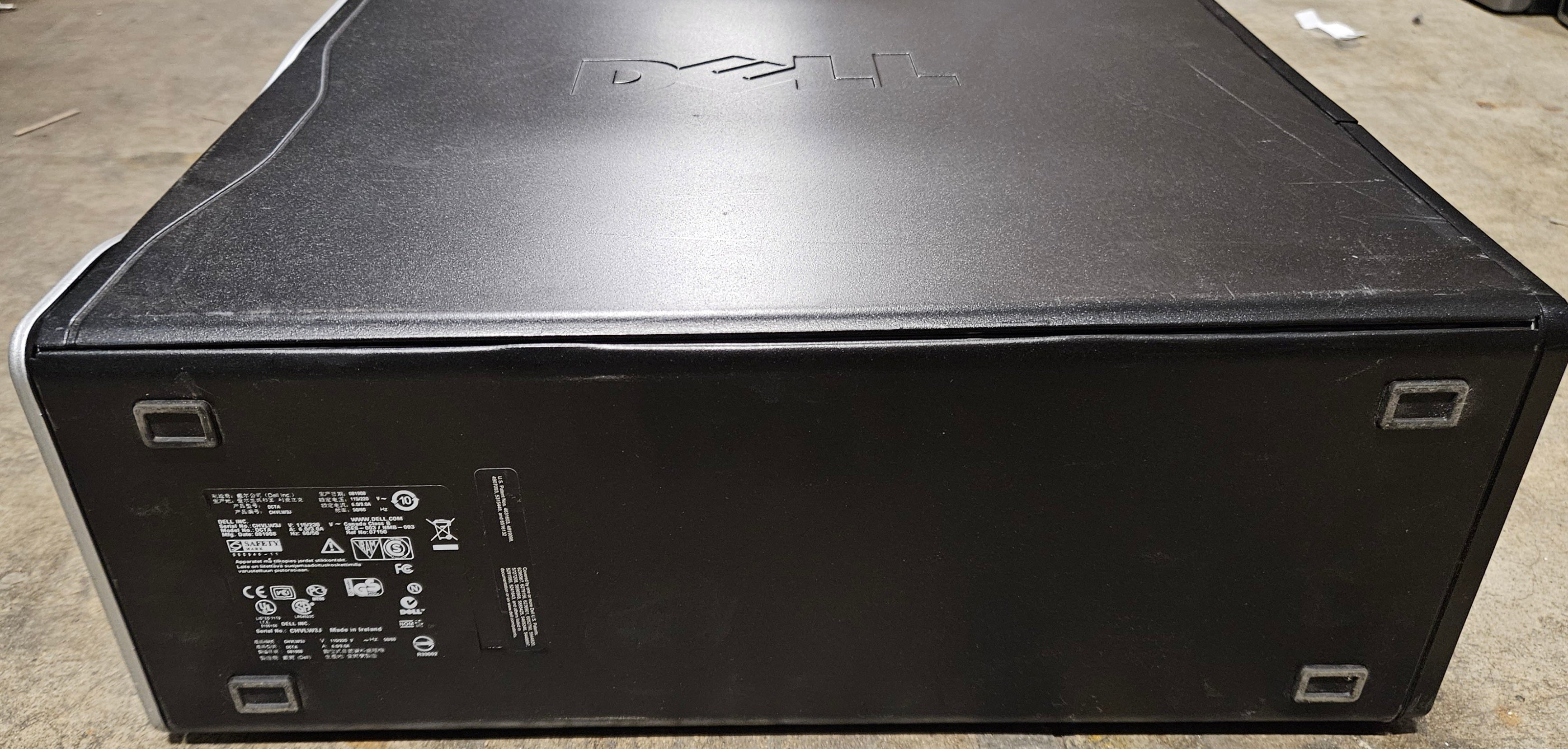 Dell Precision T3400 4GB RAM Core2Duo 3GHz NO HDD NO OS DVD Dual DVI Quadro graphics card WinVista Business COA present ( DCTA ) USED