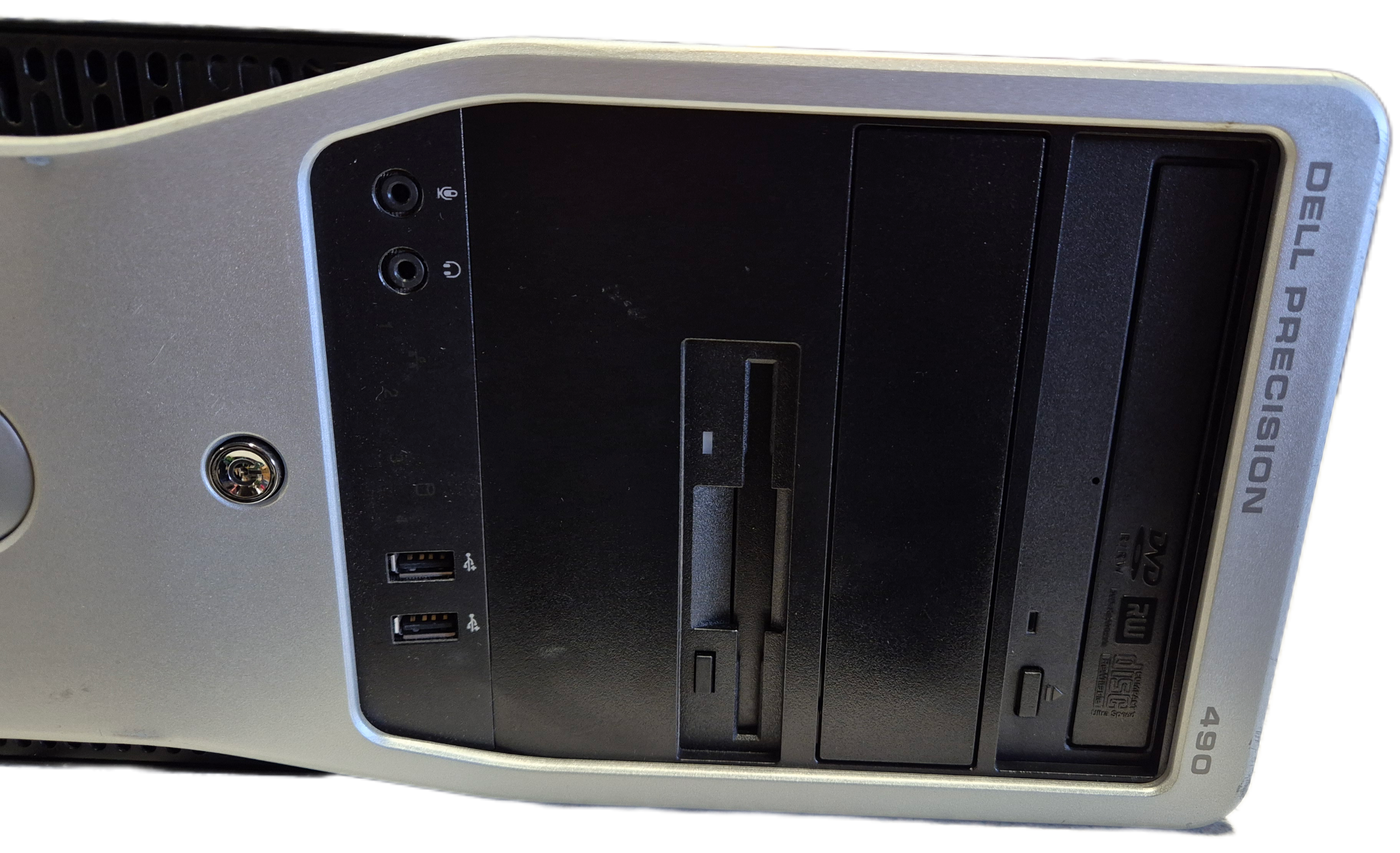 Dell Precision 490 DVD Xeon 5160 3GHz 3GB RAM NO HDD NO OS Nvidia Quadro Win XP Pro COA Present ( DCTA ) USED 